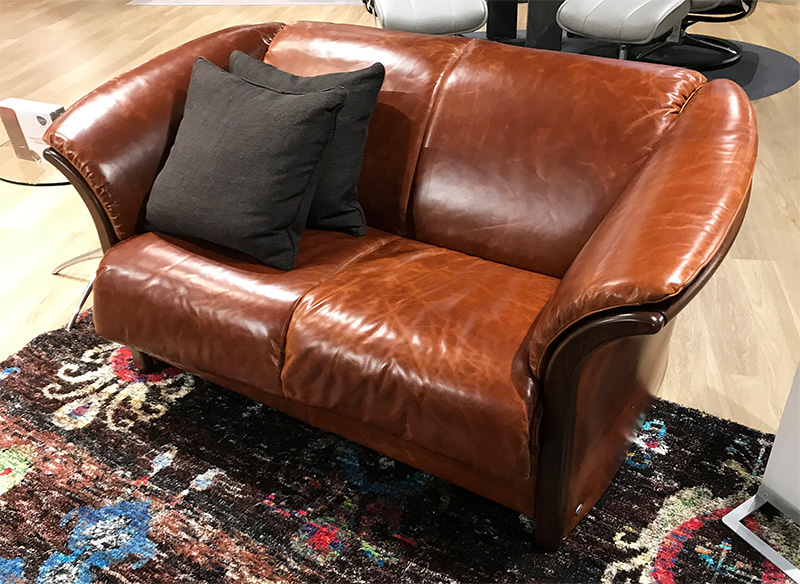 Stressless Pioneer 09722 Dark Brown Leather by Ekornes